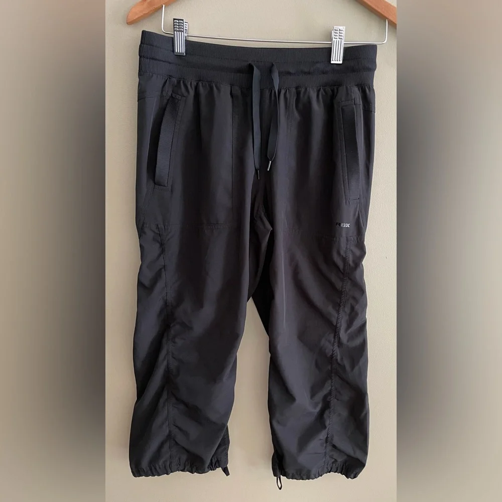 RBX: Black Athletic Capri Pants